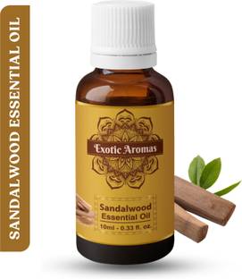 Exotic Aromas Sandalwood Essential Oil (Chandan Oil) For Bright,Flawless Skin & Diffusers