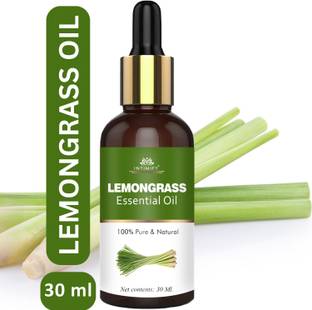 INTIMIFY Lemongrass Essential Oil, 100% Pure, Natural & Undiluted For Diffuser, Skin Care