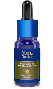 Blue Nectar Nabhi Oil with Ghee & Olive Oil | Belly Button Oil for Glowing Skin &Strong Hair