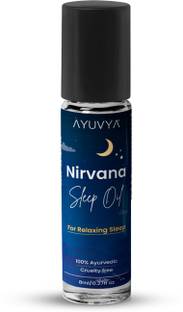 Ayuvya Nirvana Sleep Roll On Oil for Good Sleep | Helps Improve Sleep & Relaxes Mind