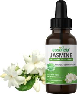 essancia Jasmine Essential Oil for Skin, Hair Care & Aromatherapy - Pure & Natural