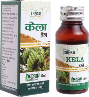 Sansu Banana Oil Pure Natural ( Kele ka Tel) - ( 50ml.*2)