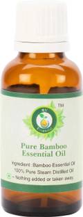 R V Essential Pure Bamboo Essential Oil 15ml- (100% Pure and Natural Steam Distilled)