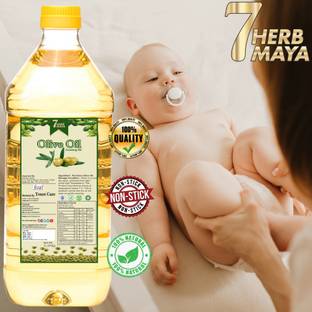 7Herbmaya Olive Oil - Coldpressed Natural Virgin (Jaitun Tel) Massage Oil for Babies