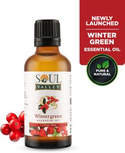 Soul Valley Pure and Natural Wintergreen Essential Oil for aromatherapy,DIY beauty products.