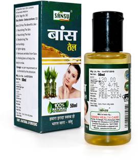 Sansu Bamboo Oil | Bans Oil | For Hair, Massage & Body | 100% Pure & Natural |