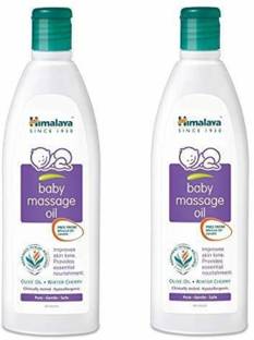 HIMALAYA Baby Body Massage Oil pack of 2 (2×200ml)