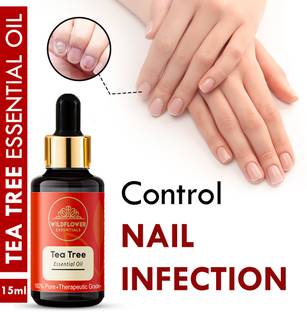 Wildflower essentials 100% Pure & Therapeutic Grade Tea Tree Essential Oil For Control Nail Infection