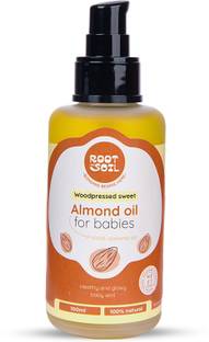 Root and Soil Wood Pressed Sweet Almond Oil | Baby Massage Oil | 100% Pure | 0+ Months