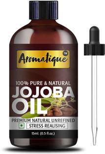 Aromatique Jojoba Oil for Skin & Hair Growth 100% Pure and Natural Cold Pressed