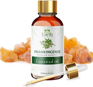 Earth Nourish Frankincense Essential Oil - 50ml / 1.69 Fl Oz - Pure and Natural for Skincare