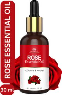 INTIMIFY Rose Essential Oil, 100% Pure and Natural, For Face, Skin Care & Diffuser