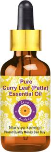 deve herbes Pure Curry Leaf (Patta) Essential Oil (Murraya koenigii) with Glass Dropper 100% Natural Therapeutic Grade Steam Distilled