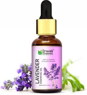 Dravida Organics Lavender Essential Oil (Pure & Natural) For Beautiful Skin & Hair Growth