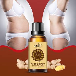 OVLIN PROFESSIONAL Fat Burning Lymphatic Drainage Ginger Belly Drainage Ginger Massage Oil 30ml