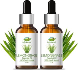 FarmBlends Lemongrass Essential Oil 100% Natural For Skin & Hair Combo (15ml)