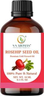 S S AROMAS Natural Rosehip Seed Oil/Cold Pressed/Antiageing, Brings Glow/Treatement Face