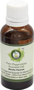 R V Essential Peppermint Essential Oil 30ml- Mentha Piperata (100% Pure and Natural Steam Distilled)