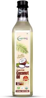 Nutriorg Virgin Coconut Oil 500mL |100% Organic & Pure, Cold Pressed