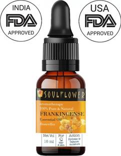 Soulflower Frankincense Pure Essential Oil | Hair Fall, Wrinkles, Pimples, Aromatherapy |