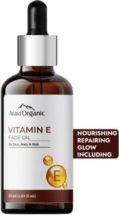 Aravi Organic Vitamin E Oil For Face - Best Oil For Face & Body-Nourish & Repair Damaged Skin