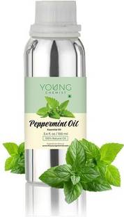 Young Chemist 100% Pure,Natural,Undiluted & Steam Distilled Peppermint Essential Oil | 100 ml