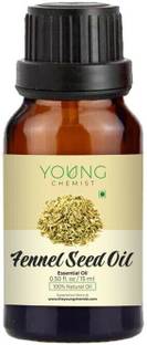 Young Chemist 100% Pure,Natural,Undiluted & Steam Distilled Fennel Seed Essential Oil | 15 ml