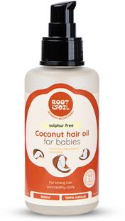 Root and Soil Coconut hair oil for babies - 0+ months