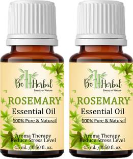 BE HERBAL 100% Pure Natural Rosemary Essential Oil For Skin , Muscle, Face & Hair Care