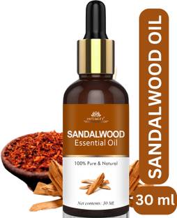 INTIMIFY 100% Pure & Natural Sandalwood Essential Oil, For Skin, Face & Hair, Diffuser