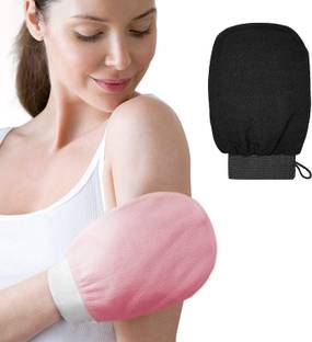 Madcube Exfoliating Gloves for Dead Skin Removal |Bathing sponge body scrubber