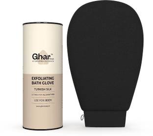 GHAR SOAPS Exfoliating Glove For Body | Scrub For Dead Skin (Pack of 1)