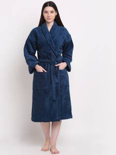 CREEVA Blue Large Bath Robe