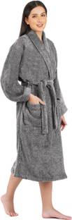 RANGOLI Grey Large Bath Robe