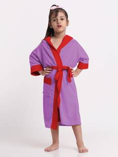 CREEVA Purple & Red XXL Bath Robe