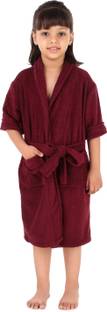Comfortlooms Maroon Large Bath Robe