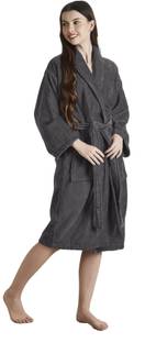Senses Grey Medium Bath Robe