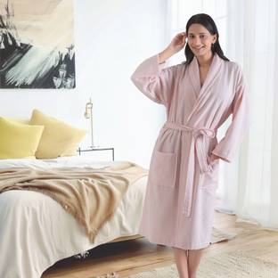 MYTRIDENT Pink Large Bath Robe