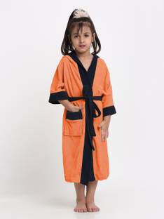CREEVA Orange & Navy 3XL Bath Robe