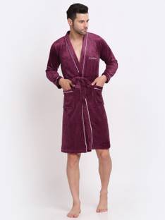 Klotthe Maroon Medium Bath Robe