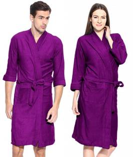 FeelBlue Purple Free Size Bath Robe