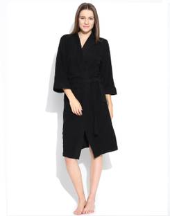 Sand Dune Black Large Bath Robe