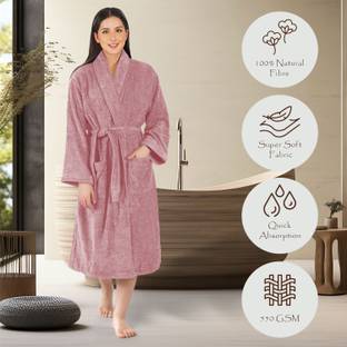 RANGOLI Purple Small Bath Robe