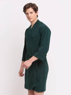 lacylook Green Free Size Bath Robe