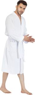 RANGOLI White XL Bath Robe