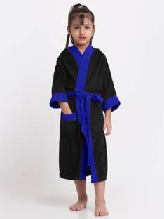 CREEVA Black & Turkish XL Bath Robe