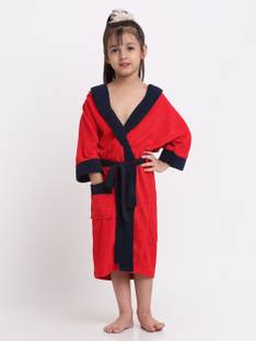CREEVA Red & Navy XXL Bath Robe