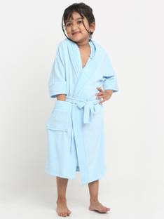 CREEVA Sky Blue Small Bath Robe