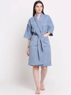 CREEVA Ocean Blue Medium Bath Robe