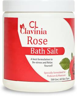 CLAVINIA Rose Bath Salt 500 gm